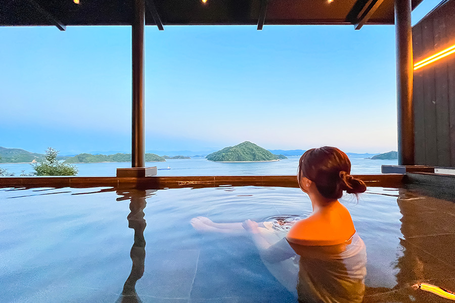 ホテル清風館の絶景温泉